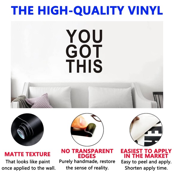 Gym Vinyl Decal *free add-on “YOU GOT THIS” - Picture 2 of 5